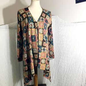 Grace & Emma NWOT Boho Open Cardigan Size Small